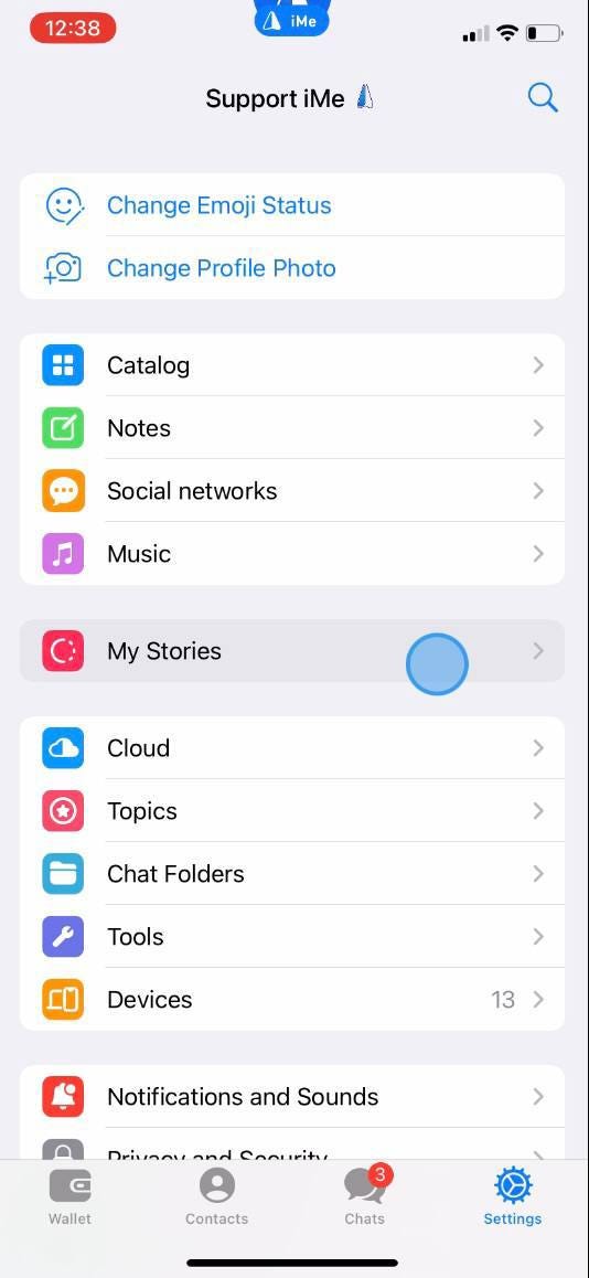 使用 iMe 停用 Telegram Stories，享受無干擾體驗