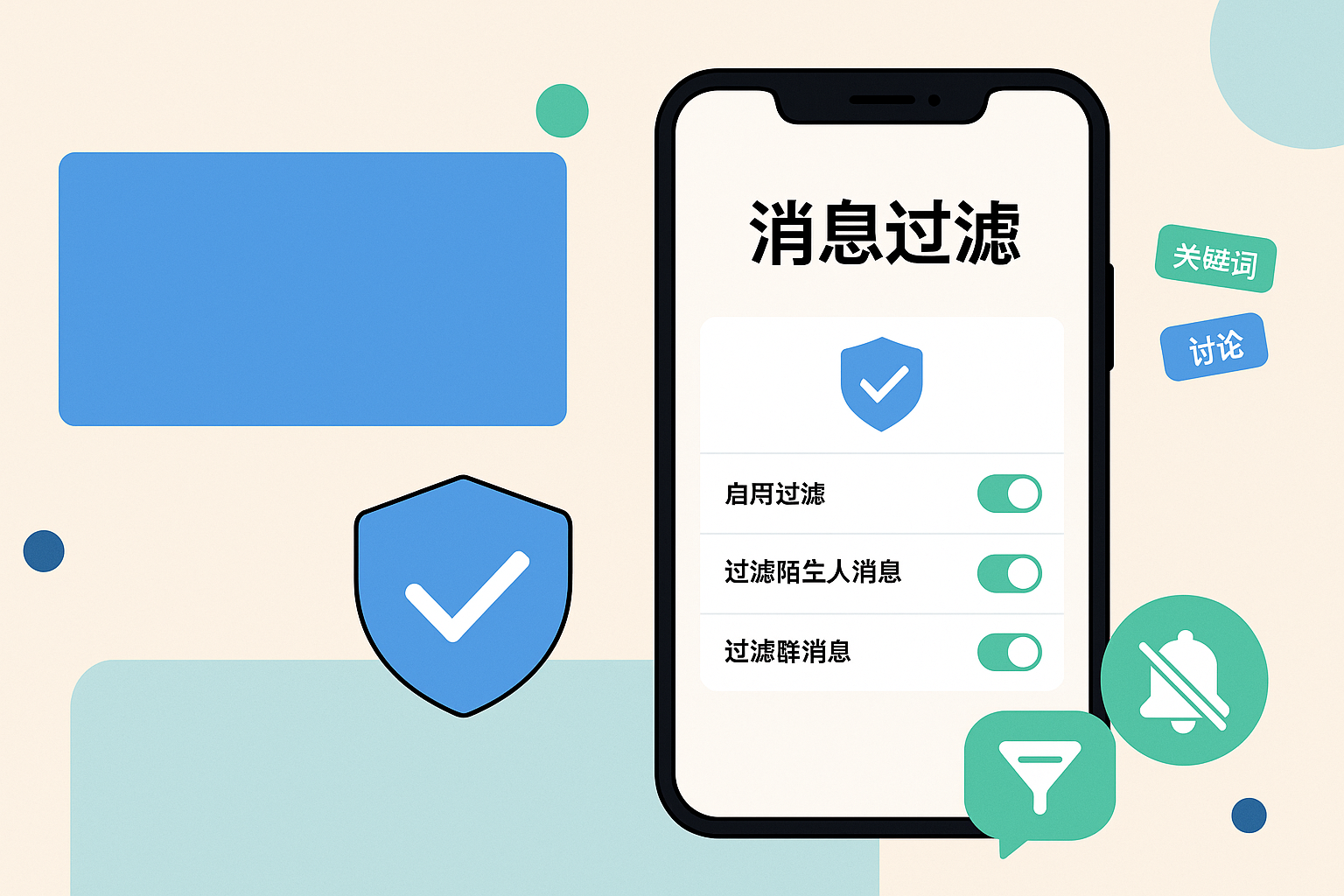 iMe過濾與靜音區別